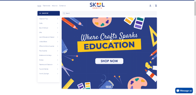 Exciting News: Skool Krafts Website is Now Live! 🎉