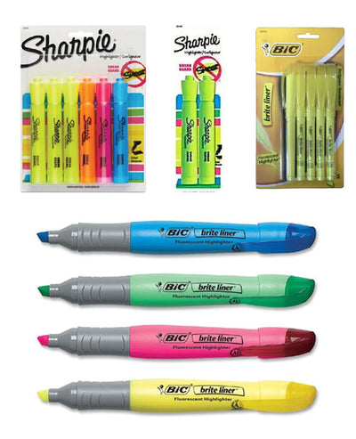 Chisel Tip Highlighters