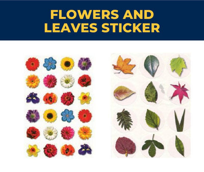 Flowers and Leaves Sticker