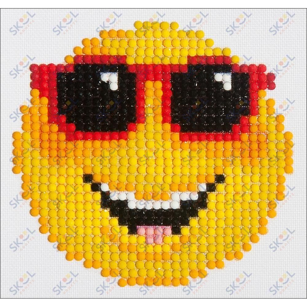 Diamond Embroidery Art Kit 6"X6"-Smiling Face