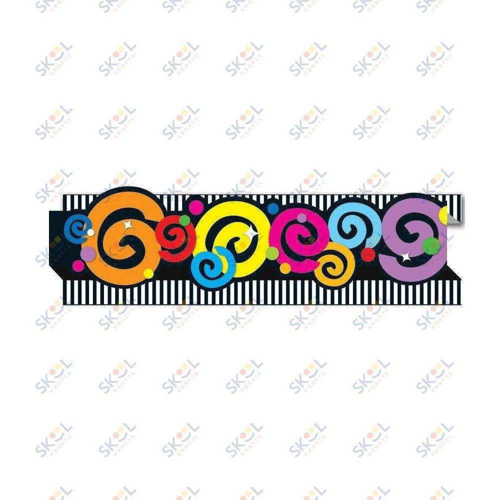 Swirls Pop-Its Straight Borders