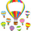 Hot Air Balloon Bulletin Board Set