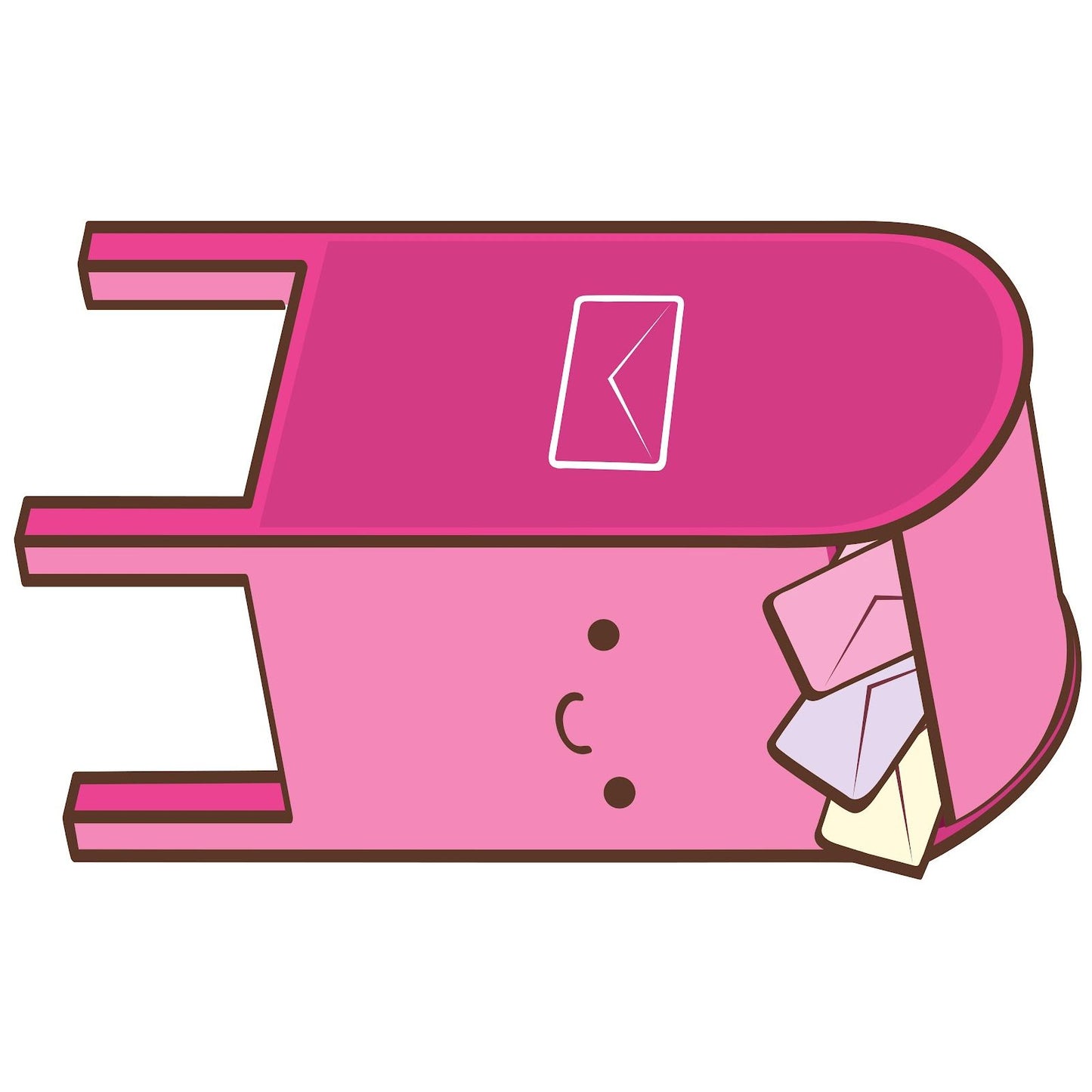 mitzvah mail - pink Mailbox Centerpiece 24x28