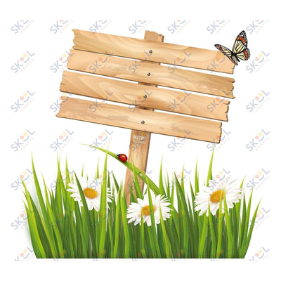 Garden sign CENTERPIECE 24x28