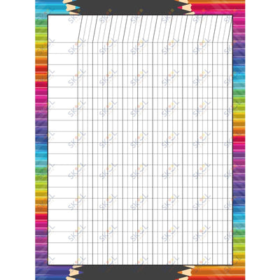 Class Incentive Charts - colored pencils (18x24-inch)