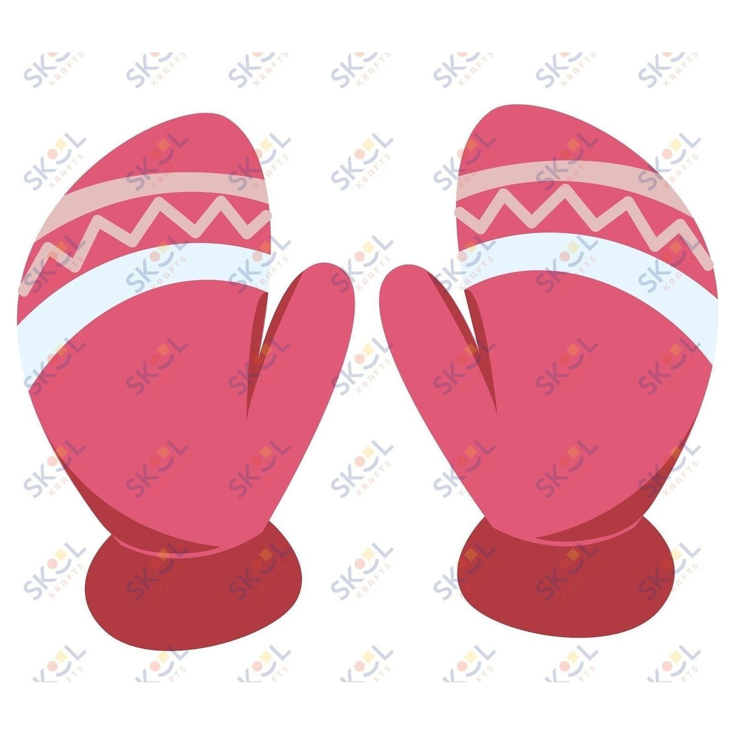 warming up in mitten of winter 24x28