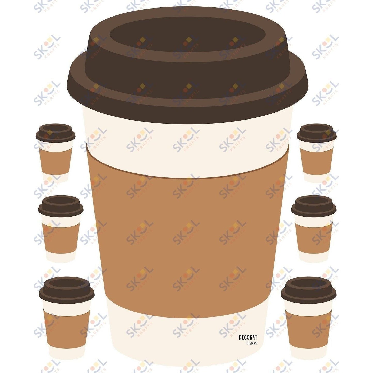 Let's read a latte....coffee cup CENTERPIECE 24x28