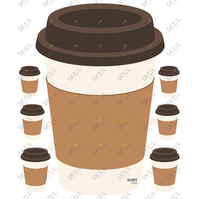 Let's read a latte....coffee cup CENTERPIECE 24x28