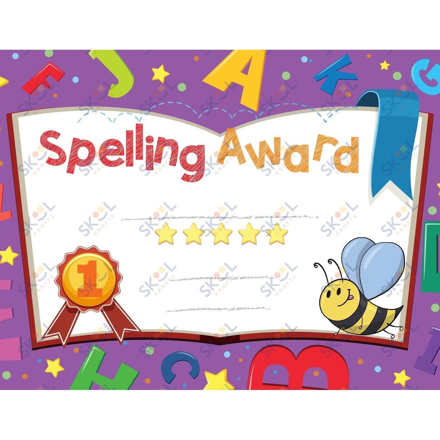 Awards - Spelling Award 12 Pack (11x8.5)
