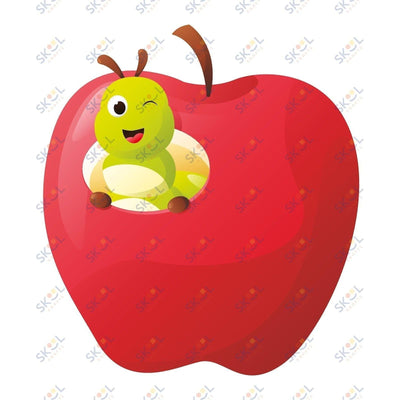 Happy apple with worm centerpiece 24x28