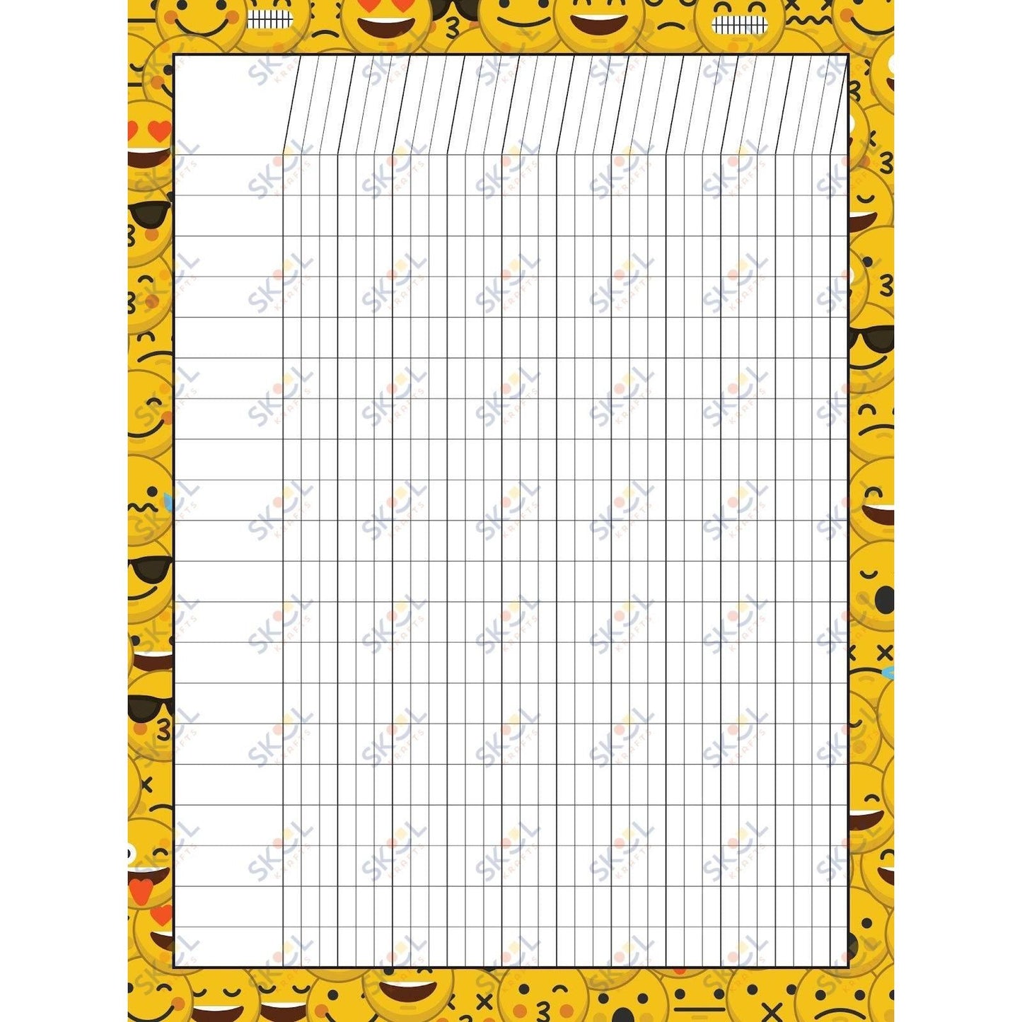 Class Incentive Charts - emojis (18x24-inch)