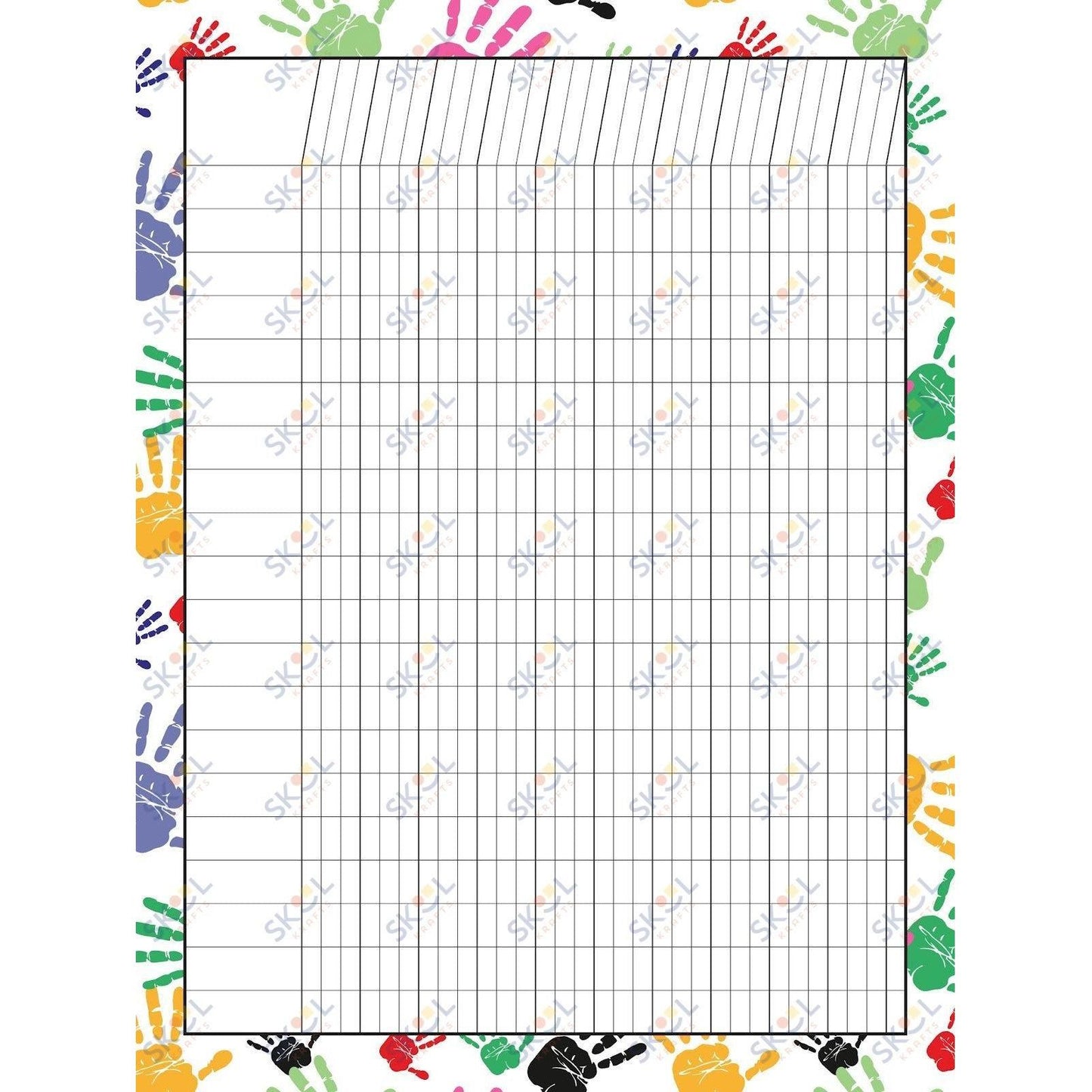 Class Incentive Charts - handprints (18x24-inch)