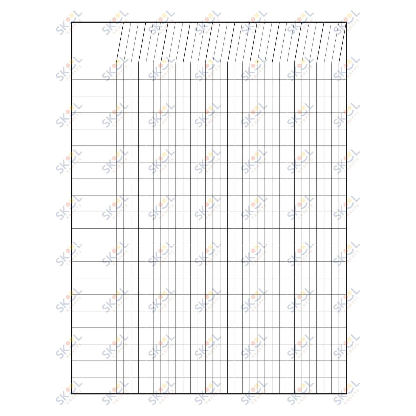 Class Incentive Charts - blank/plain english direction (18x24-inch)