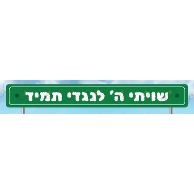 Shivisi Street Sign Banner (36x12-inch)