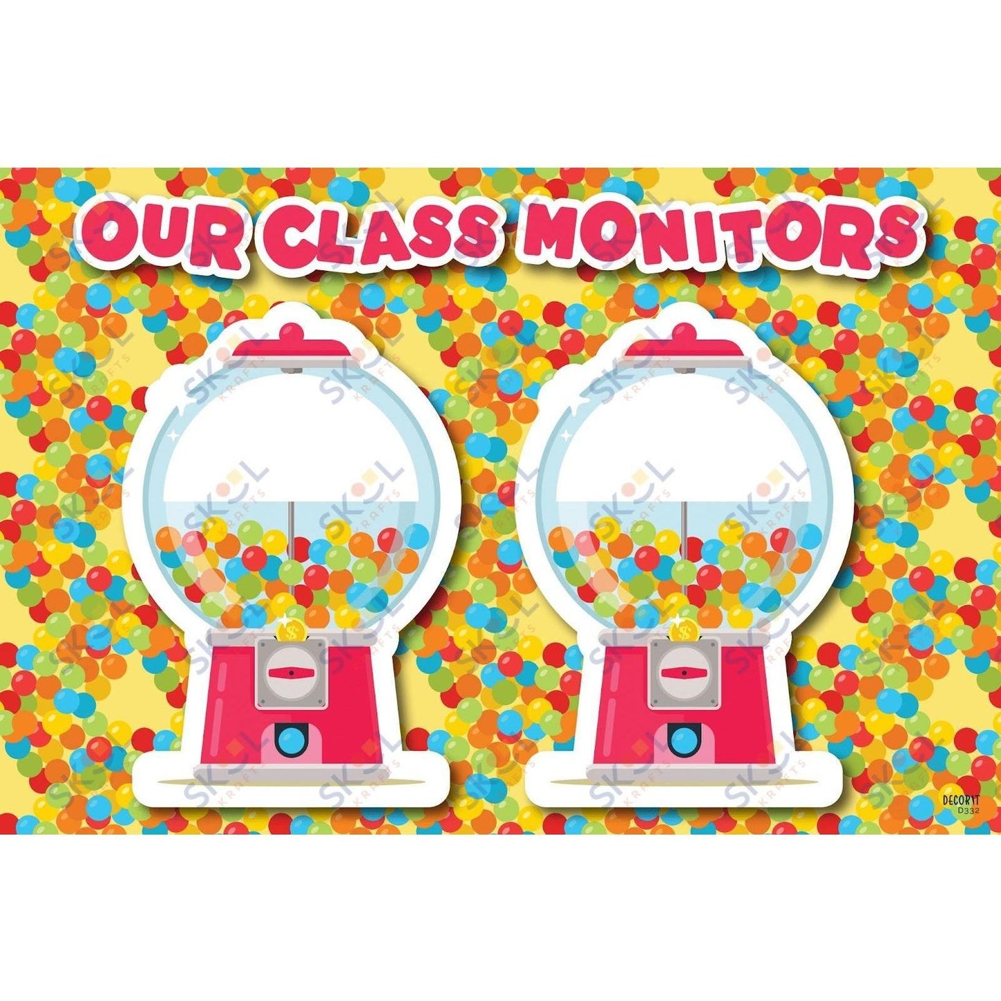 Gumball monitor sign (11x17)