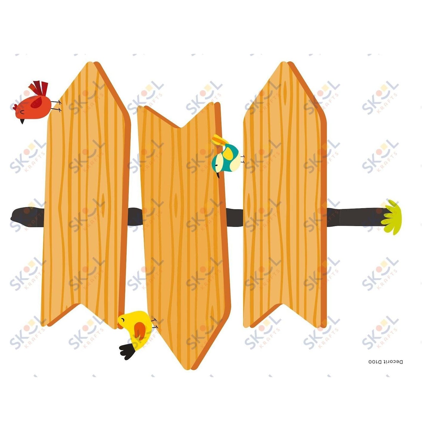 Wood Calendar (Birds) 24 x 18