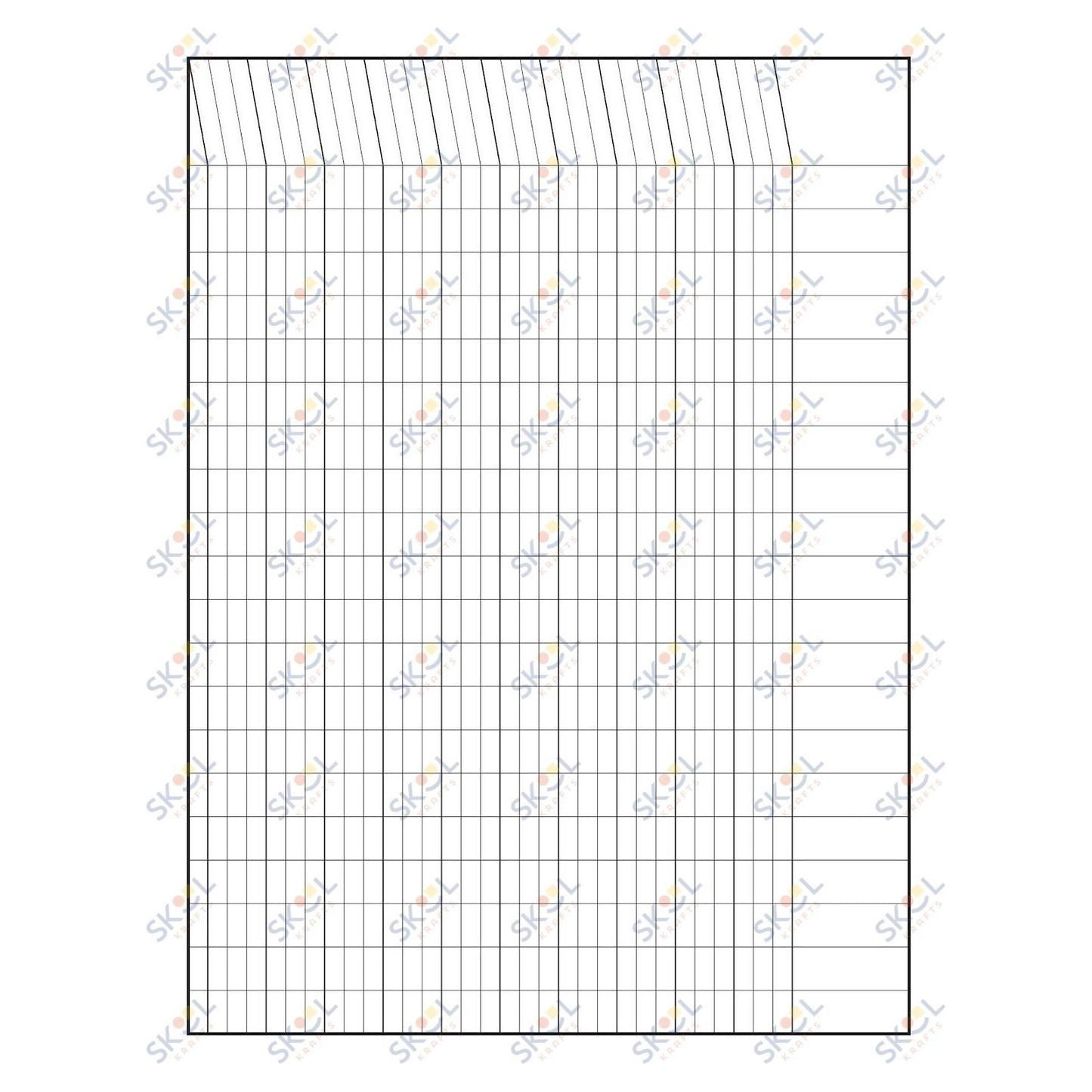 Class Incentive Charts - blank/plain yiddish direction (18x24-inch)