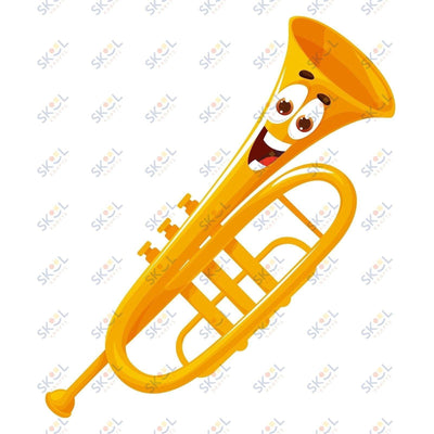 Cartoon Trumpet CENTERPIECE 24x28