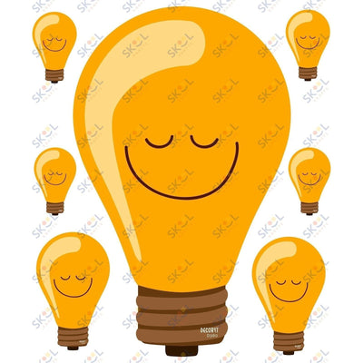 Happy lightbulb CENTERPIECE 24x28