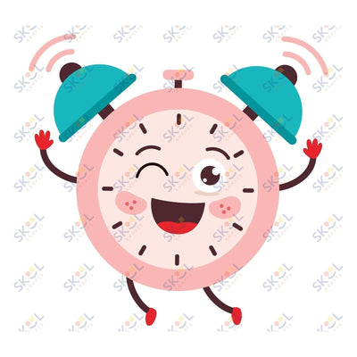 happy clock centerpiece 24x28