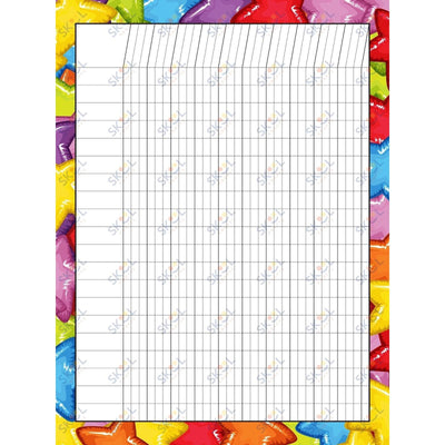 Class Incentive Charts - star ballons (18x24-inch)