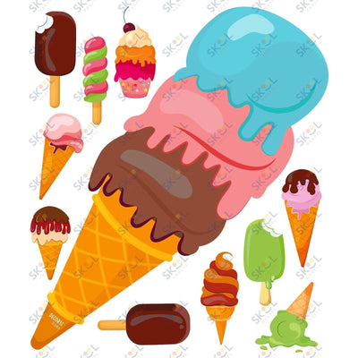 Ice cream CENTERPIECE 24x28