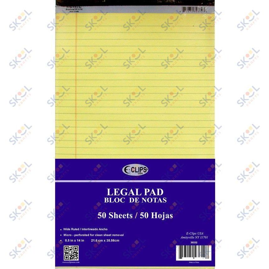 Legal Pads 5" x 8" 50 Sheets