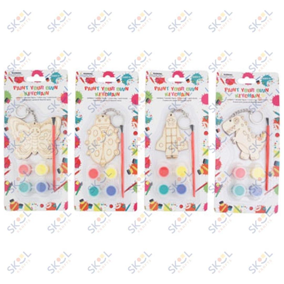 Craft Paint wooden Set 4 Styles
