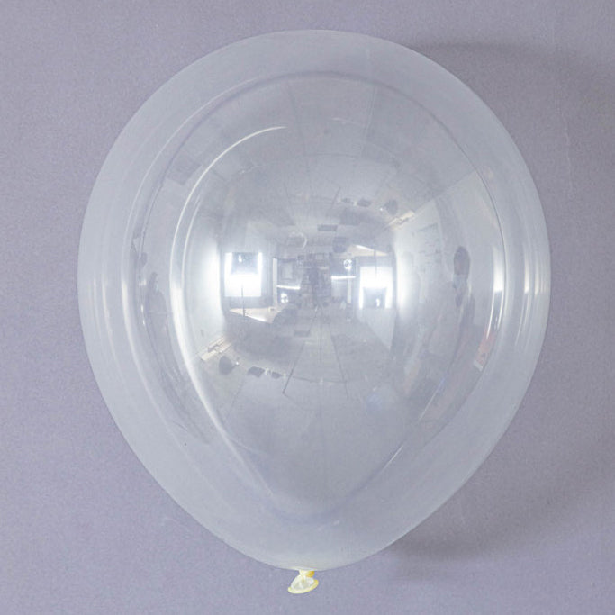 9'' latex balloon clear 100/pk