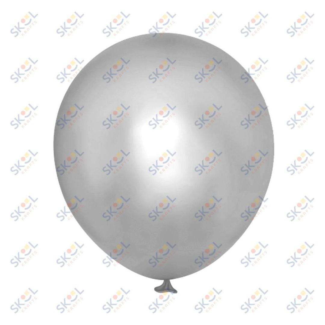 Balloons 12" 50ct (Silver)