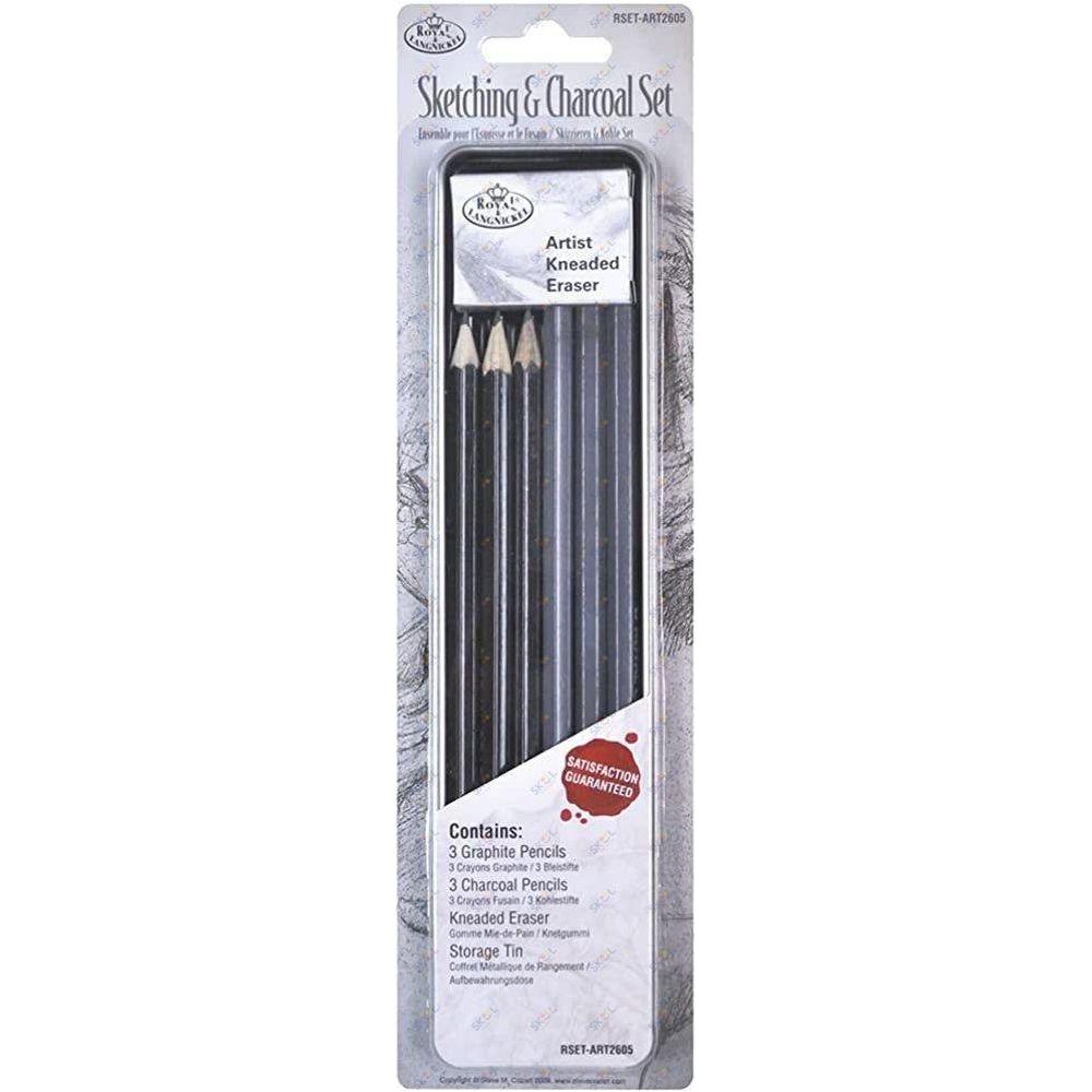 Charcoal Sketching Mini Tin Set