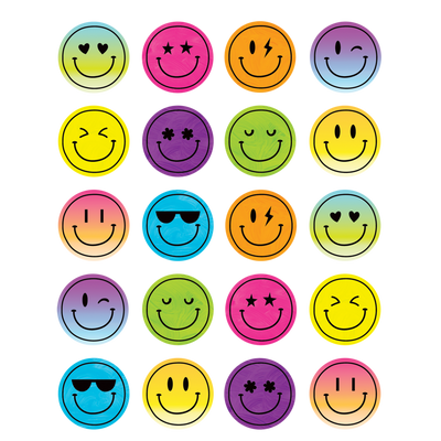 Bright 4Ever Smiley Face Stickers 120/stickers