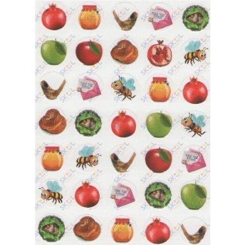 Rosh Hashanah Symbol Stickers 3/4" 10 sheets