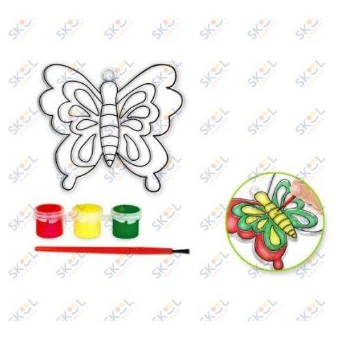 DIY 3D Butterfly Suncatcher With Paints