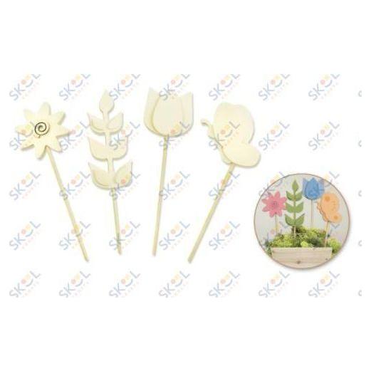 Wood Craft Spring Medley Wood Picks 8"