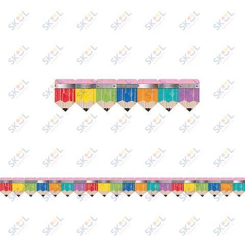 Border Upcycle Style Rustic Pencils 24/pk