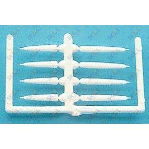 White Miniature Candles 8/pcs