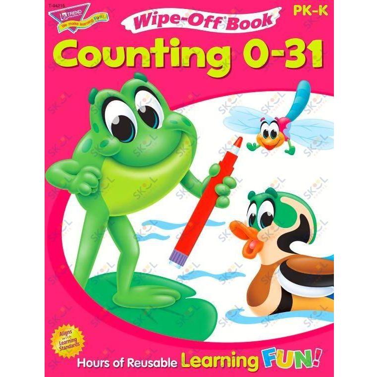 Counting 0-31 Wipe off Book