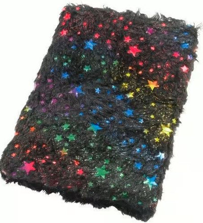 Fuzzy Rainbow Star Journal 5" x 7"
