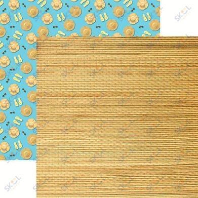 Summer Beach Scrapbook Paper 12" x 12"