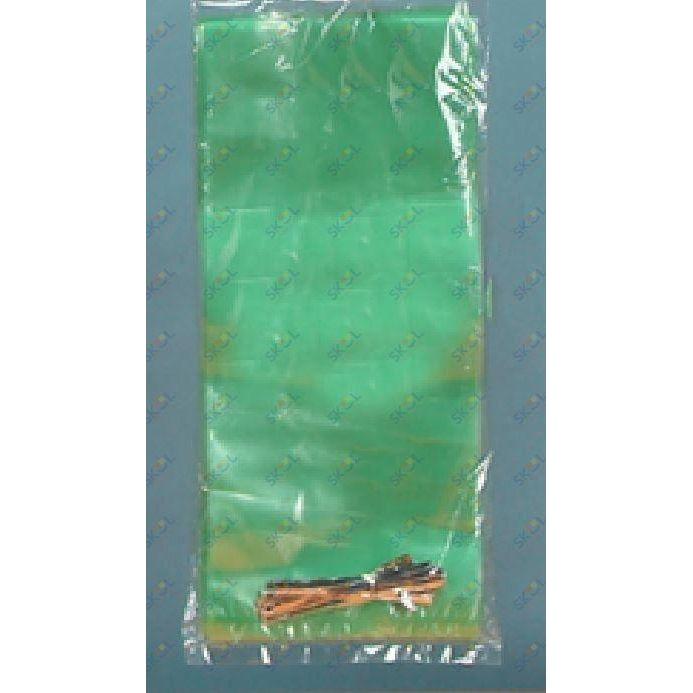 Cello Bags (4" x 9" x 2", 48 Pack) Green