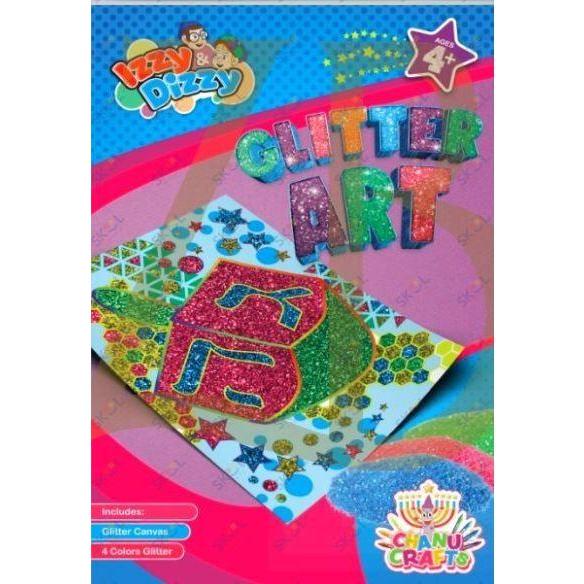 Chanukah Glitter Art Craft