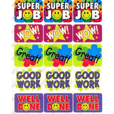 Super Job Success Stickers