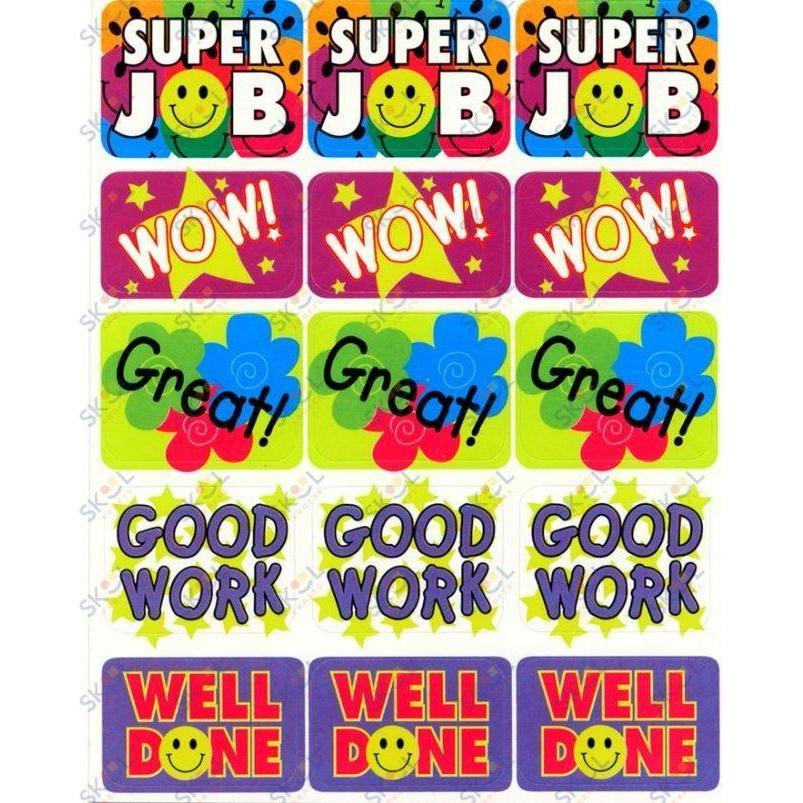 Super Job Success Stickers