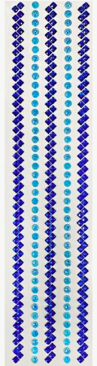 Diamond Rhinestone Stickers Blue