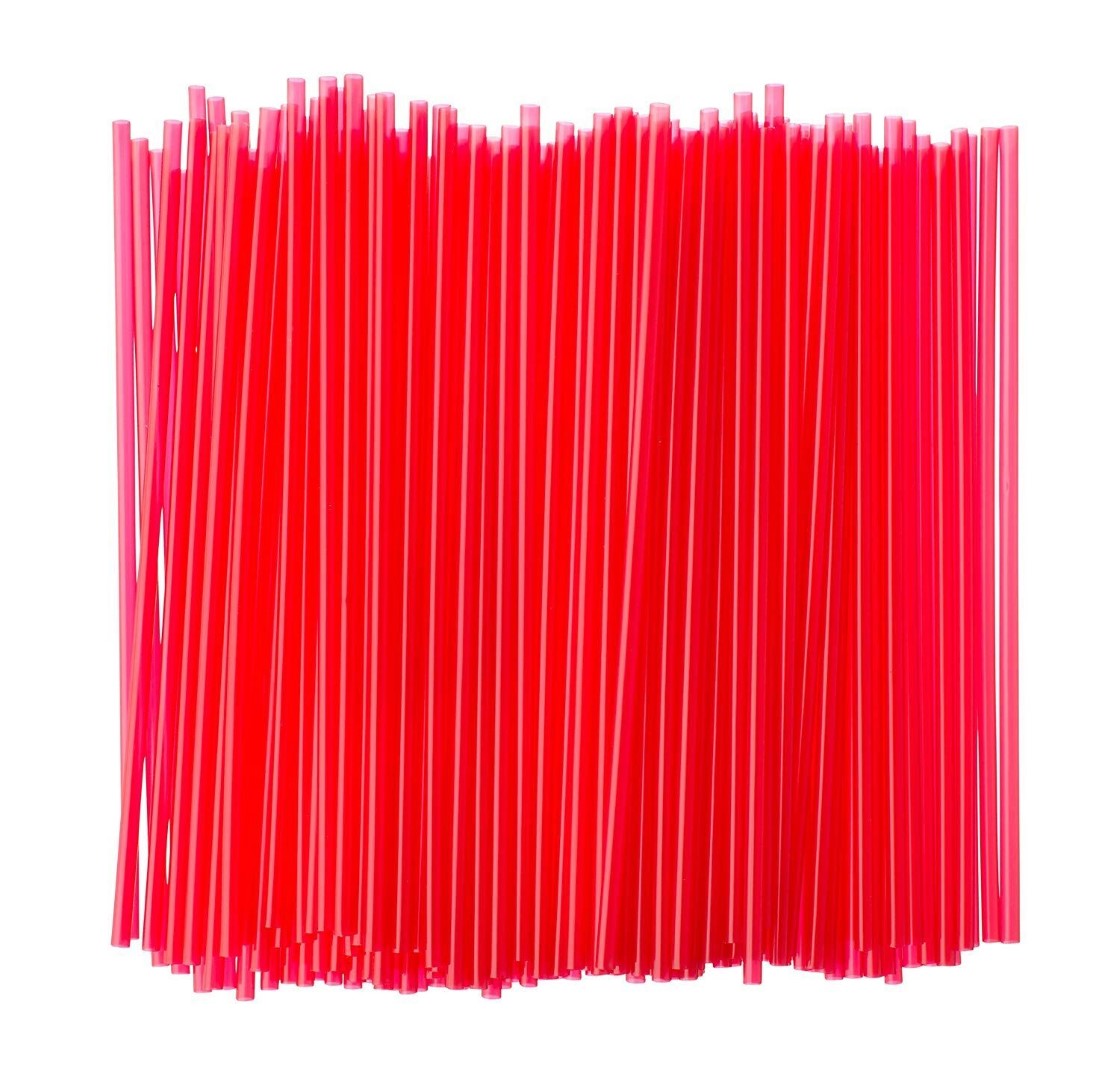 Thin Red Straw 5" 750/PK