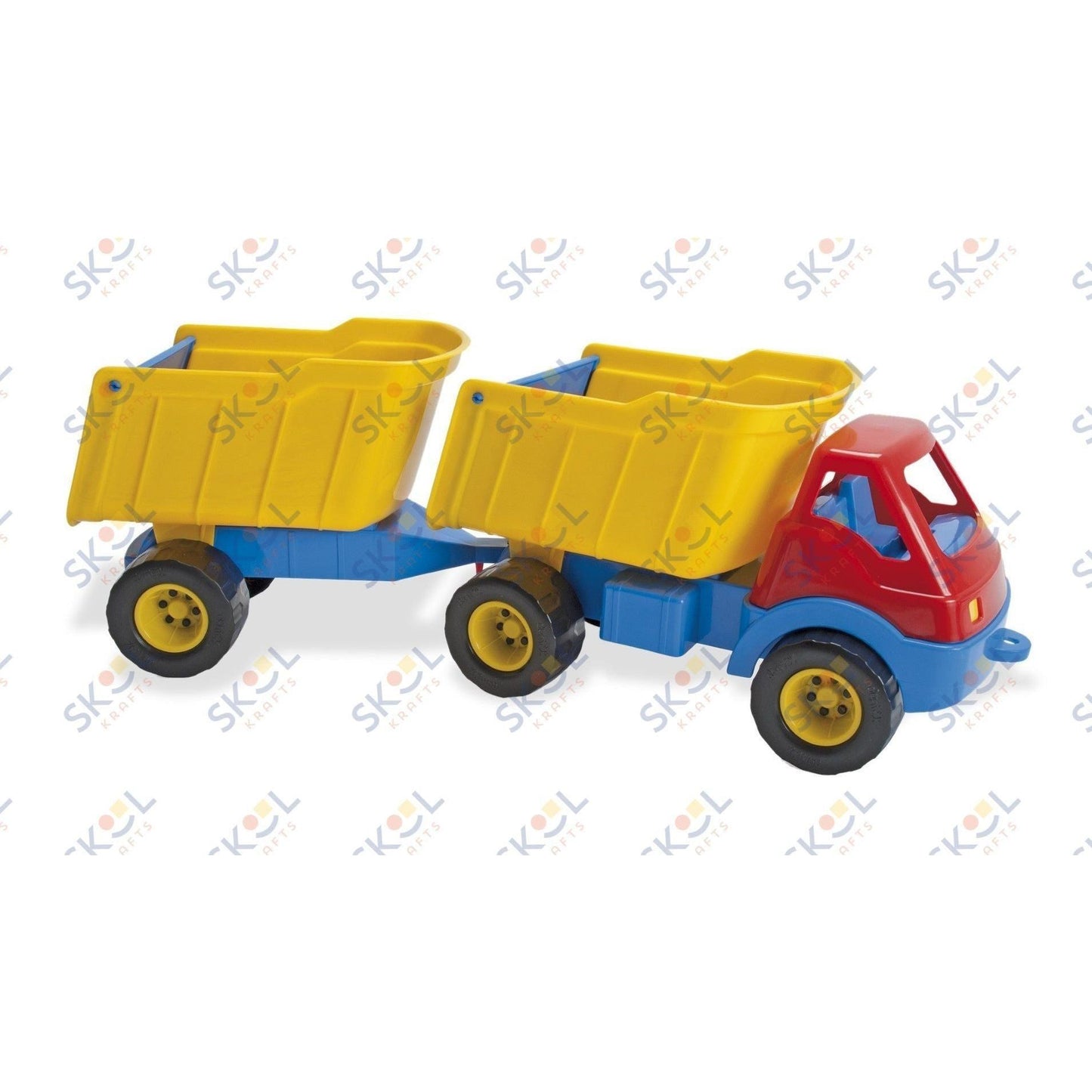 Truck With Trailer Plastic Wheels