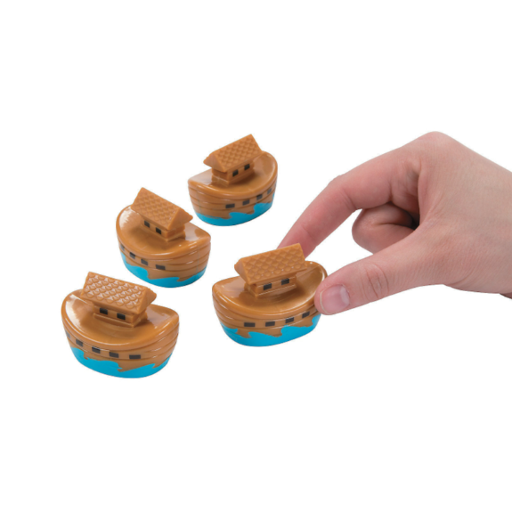 Noah’s Ark Pull-Back Toys 2" 12/pk