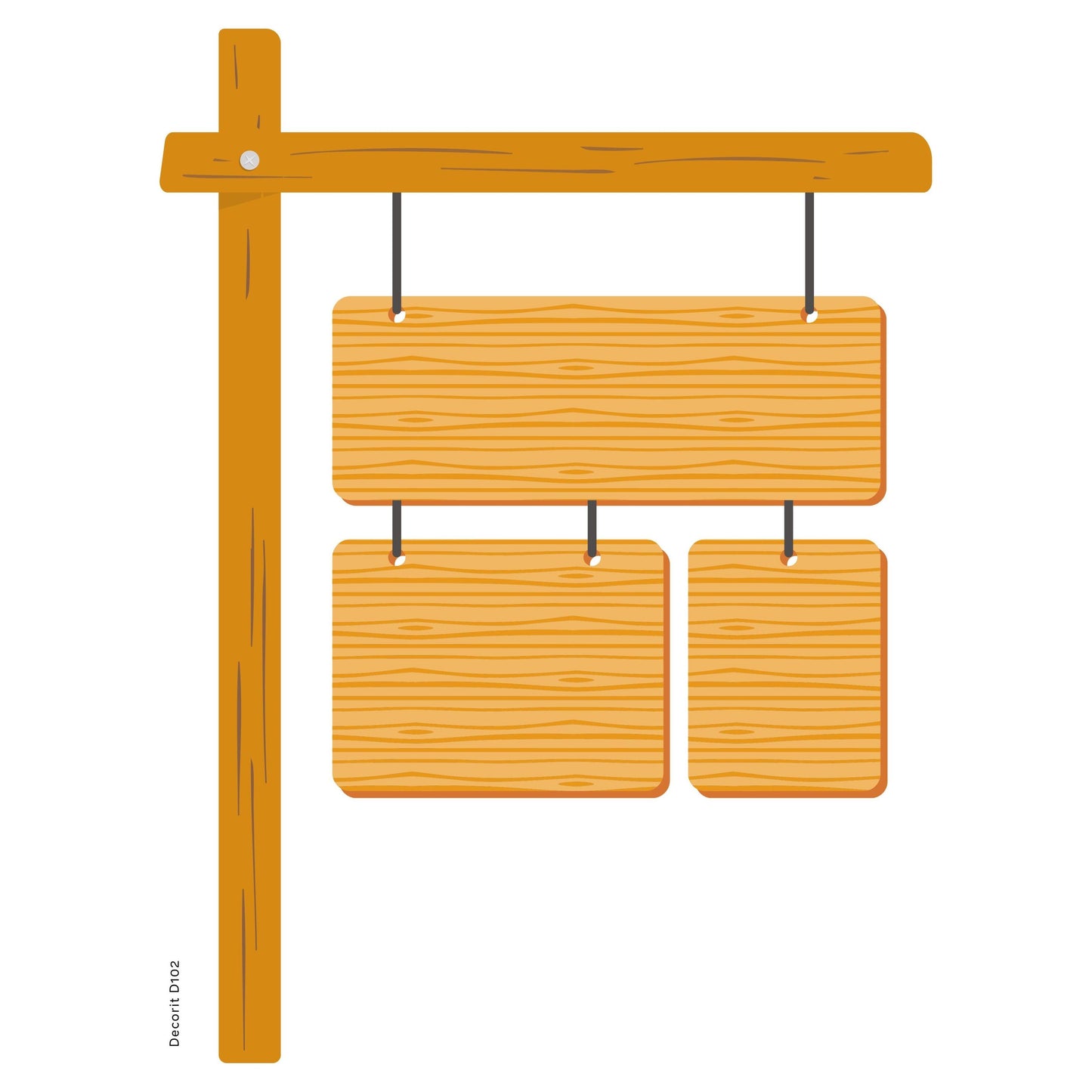 For sale hanging calendar (wood) 24 x 18