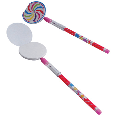 Pen with Candy Memo Pad/3-pc